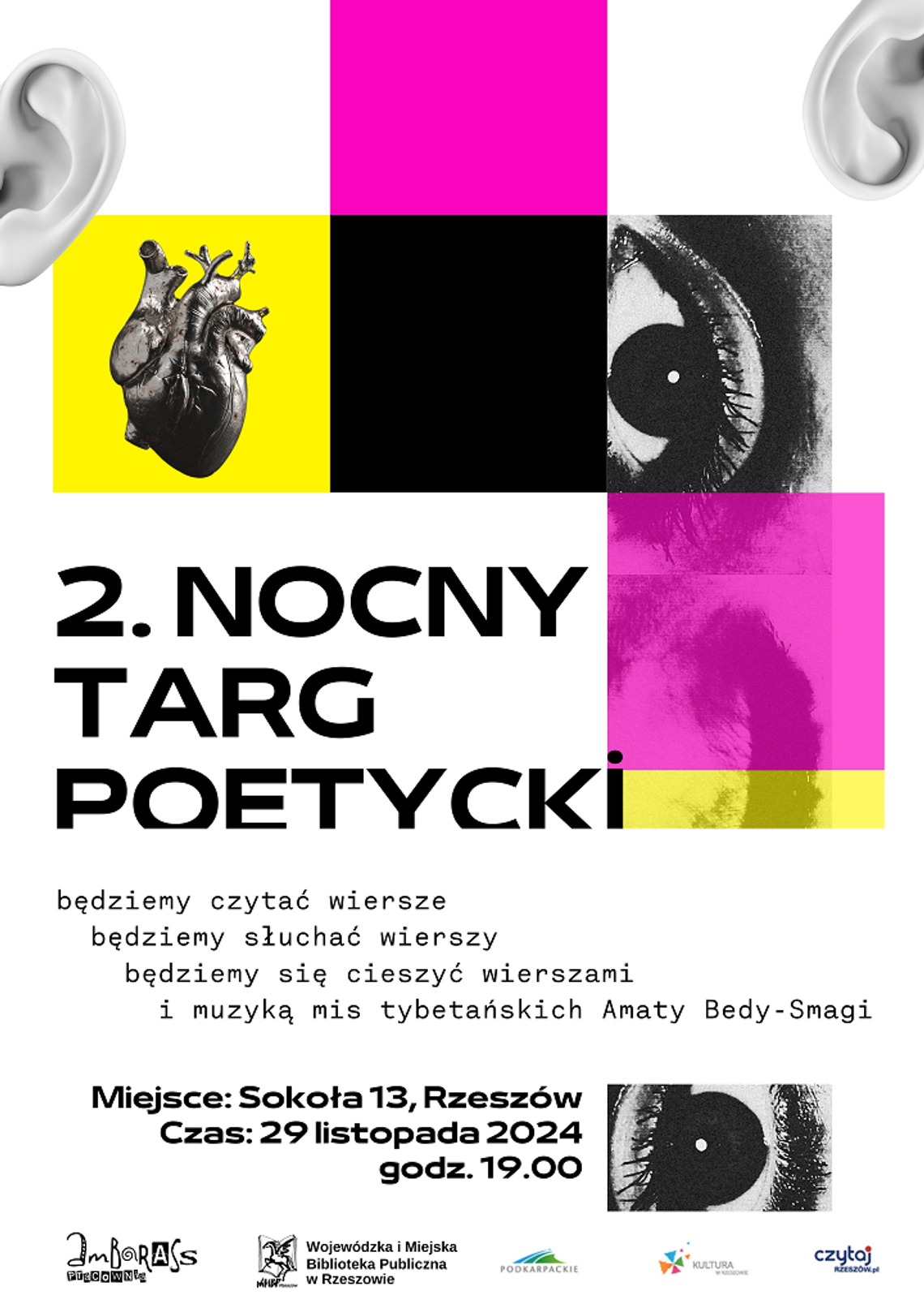 Nocny Targ Poetycki w rzeszowskiej bibliotece