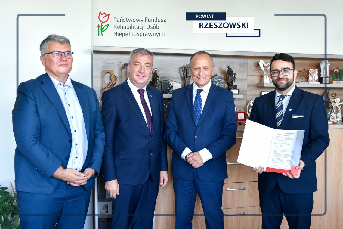 Nowe projekty wsparcia osób z niepełnosprawnościami w Powiecie Rzeszowskim