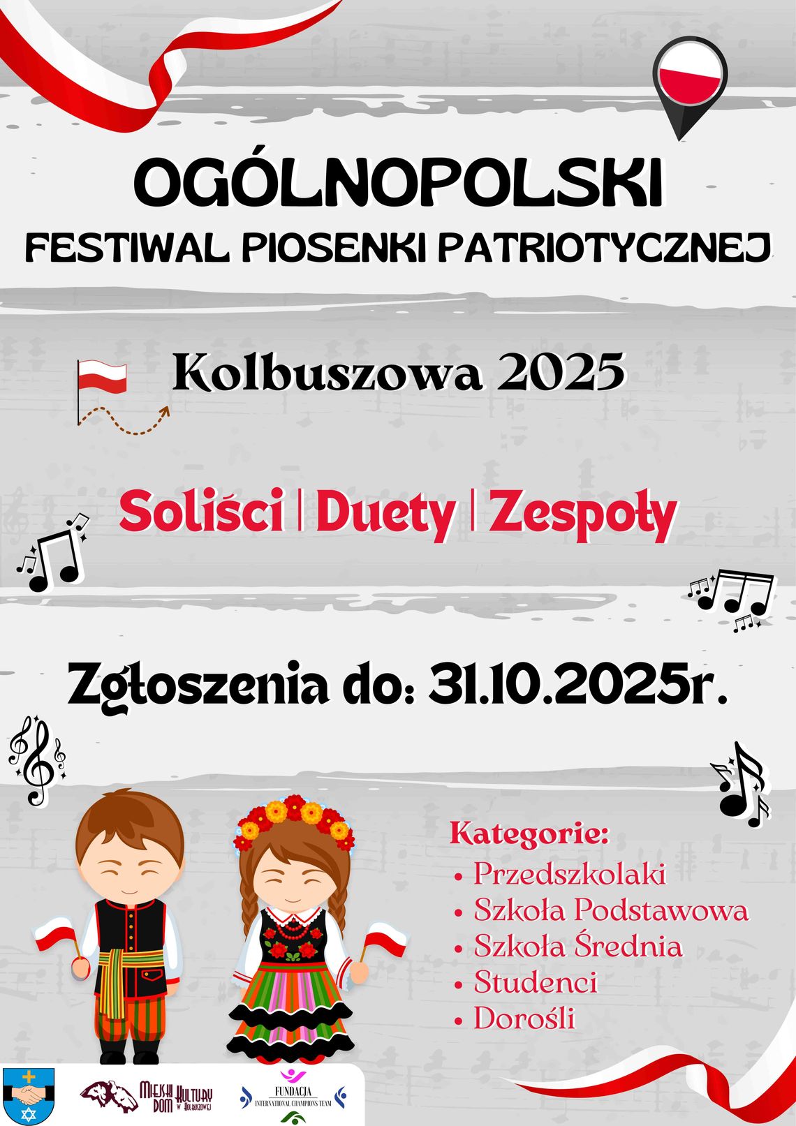Ogólnopolski Festiwal Piosenki Patriotycznej w Kolbuszowej. Możesz jeszcze się zgłosić