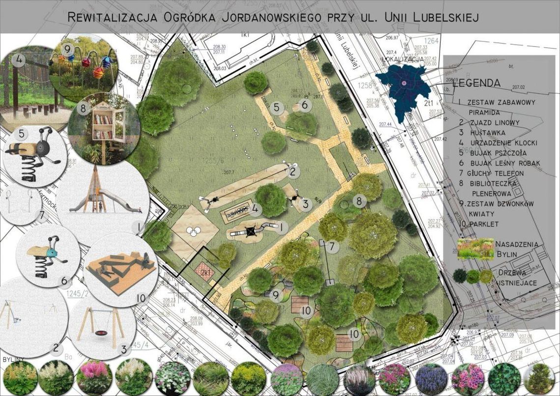 Ogródek Jordanowski w centrum Rzeszowa do rewitalizacji