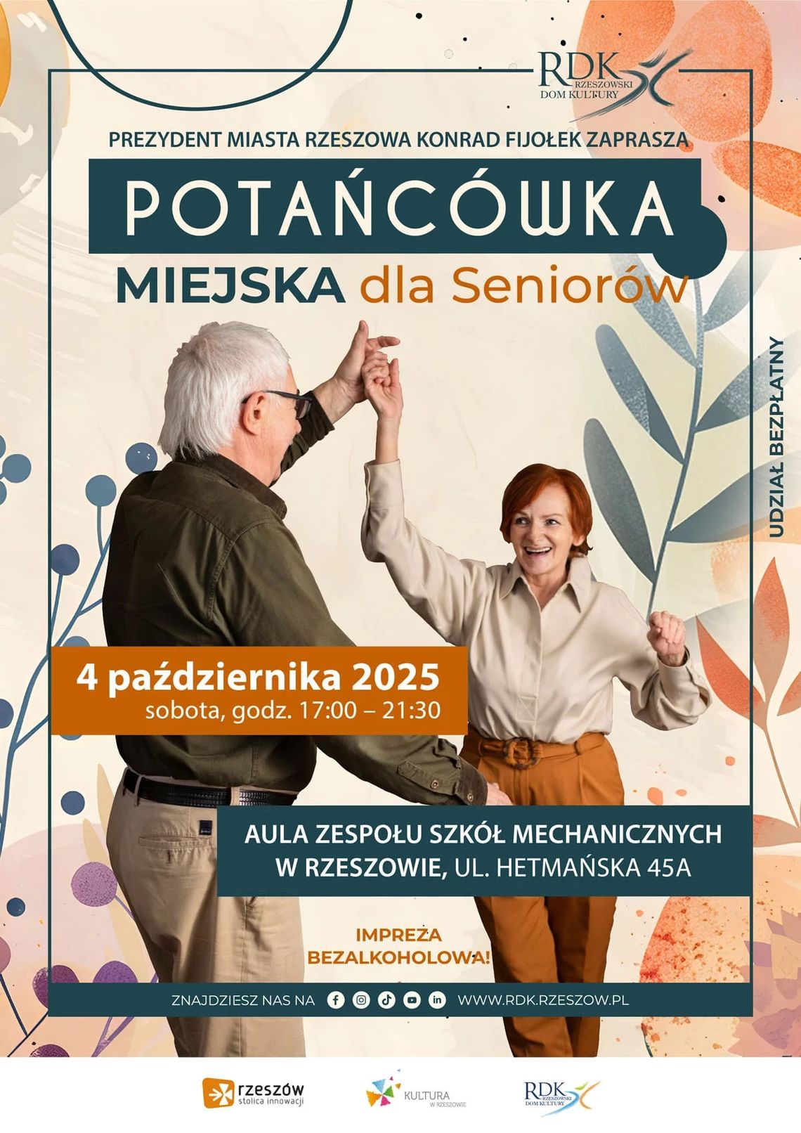 Okazja do wspomnień i spotkań. Potańcówka Miejska dla Seniorów Okazja do wspomnień i spotkań. Potańcówka Miejska dla Seniorów