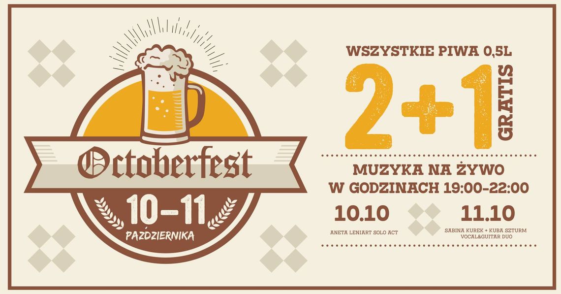 Oktoberfest zawita do Rzeszowa! 2 koncerty na żywo Oktoberfest zawita do Rzeszowa! 2 koncerty na żywo