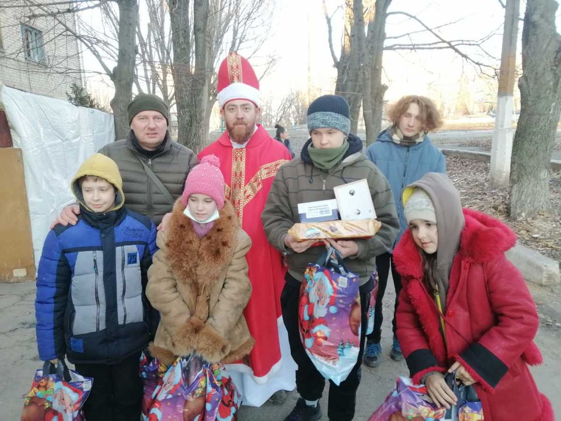 Paczki dla dzieci z Ukrainy od policjantów z Mielca