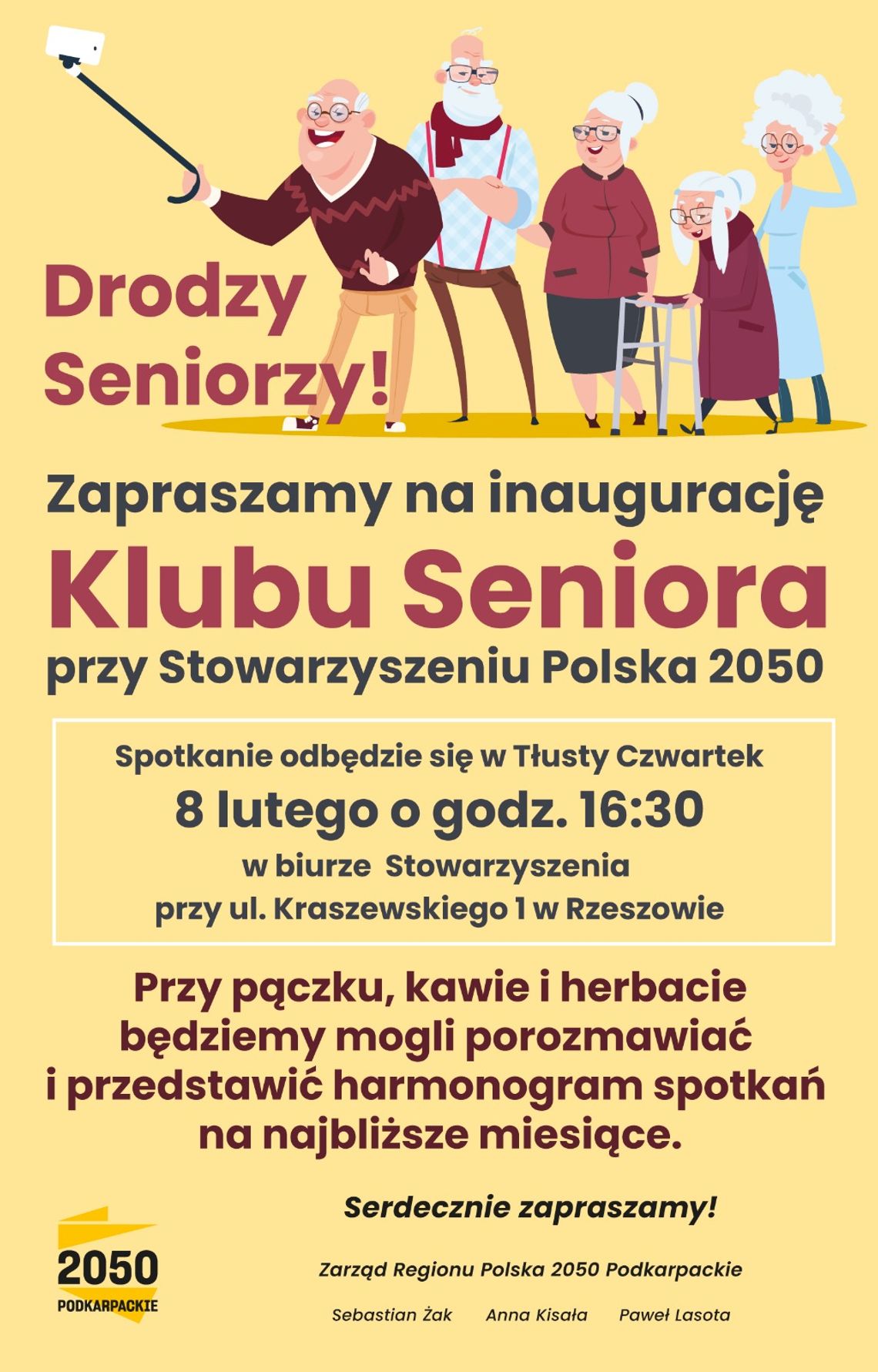 Pierwsze Spotkanie Seniorów: Nowa inicjatywa w Rzeszowie dla Seniorów