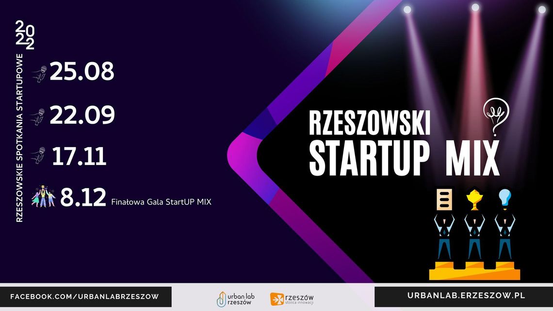 Pierwsze spotkanie z cyklu “Rzeszowski StartUP MIX” już dziś!