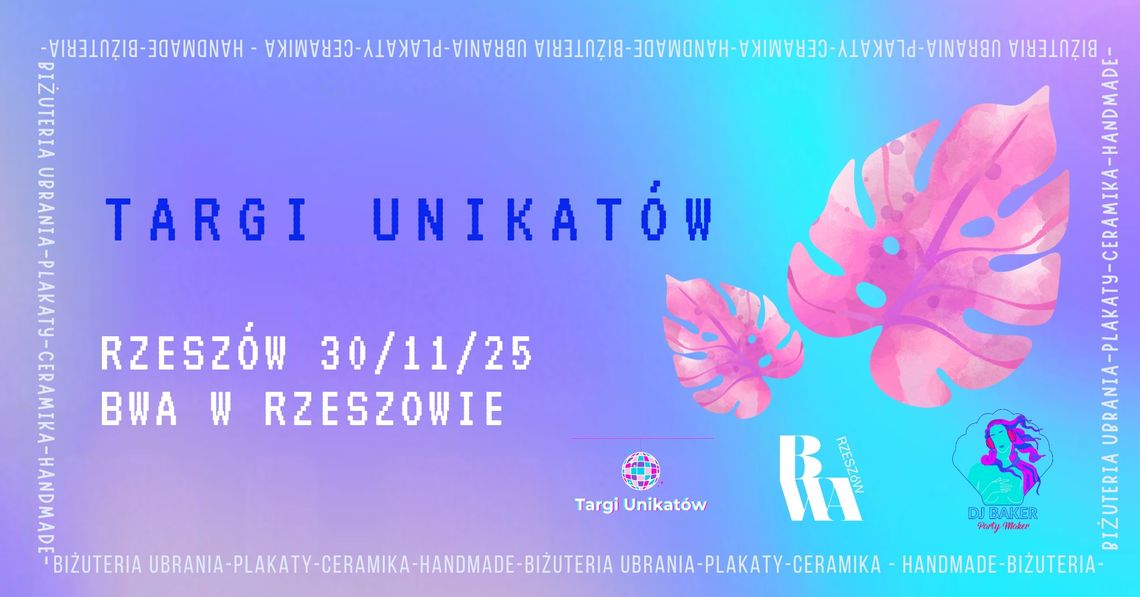 Pierwsze takie wydarzenie w Rzeszowie. Targi unikatów zapraszają!