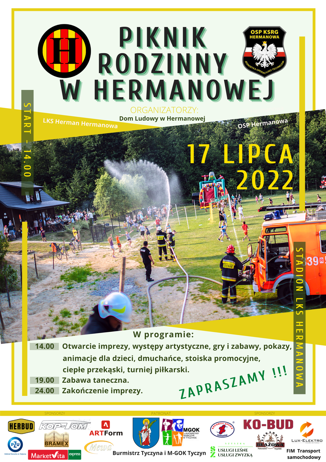 Piknik Rodzinny w Hermanowej już 17 lipca