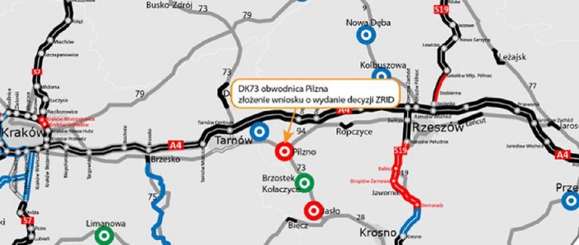 Pilzno doczeka się obwodnicy. Jest wniosek o pozwolenie na budowę i konkretny termin Pilzno doczeka się obwodnicy. Jest wniosek o pozwolenie na budowę i konkretny termin