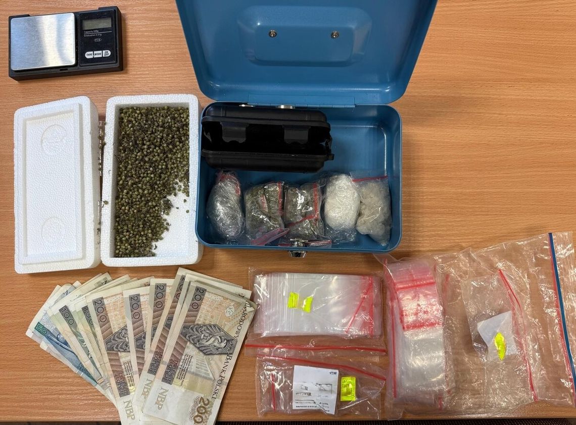 Pół kilograma narkotykowego miksu w jednym domu! Policjanci z Brzostka rozbili „magazyn” 33-latka