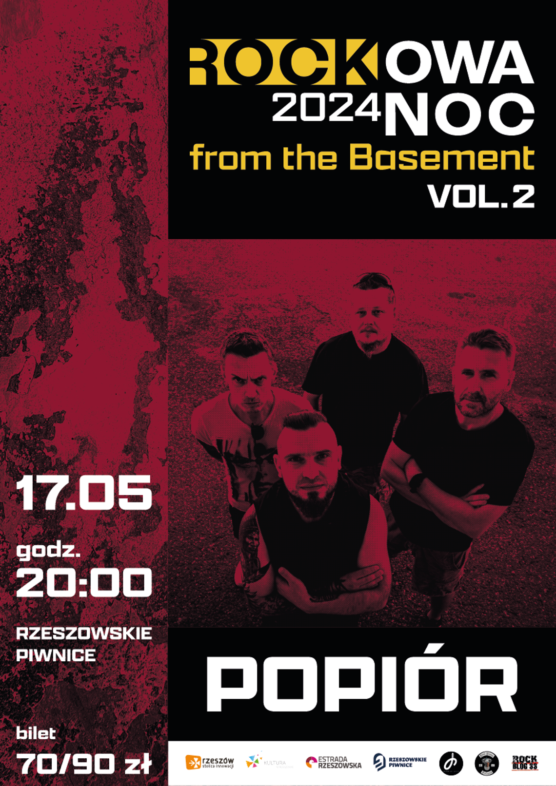 Popiór na "Rockowa Noc from the Basement vol. 2"