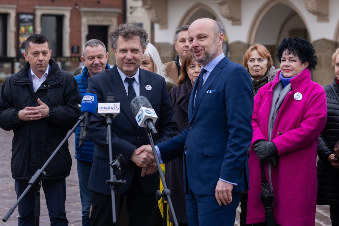 Poseł Jacek Karnowski znów w Rzeszowie. Ruch Samorządowy TAK! Dla Polski Wspiera Konrada Fijołka i jego komitet Rozwój Rzeszowa.