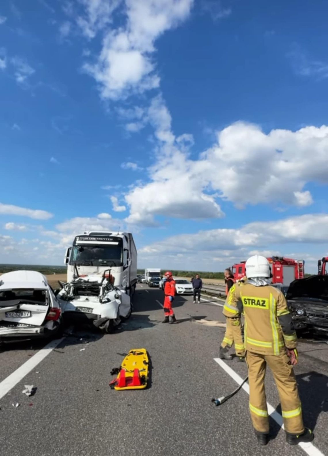 Poważny karambol na S19 w Świlczy. Drogowy paraliż na ulicach Rzeszowa i okolic