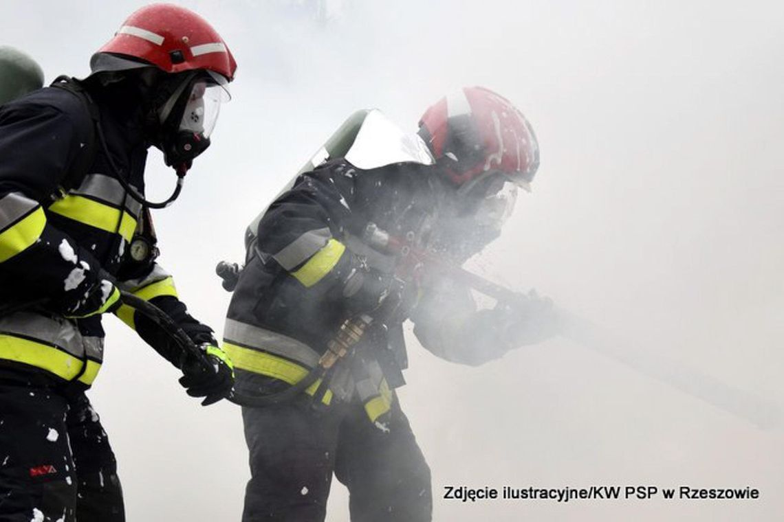 Pożar domu w Dąbrowicy. Zginęła 65-letnia kobieta
