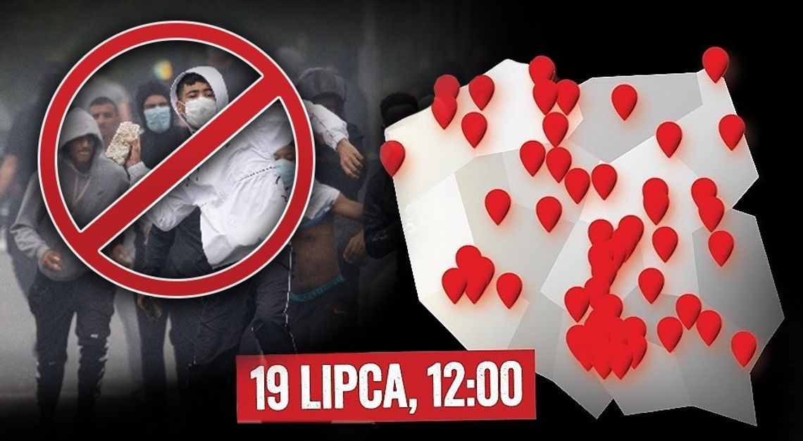 Prawica organizuje protest przeciwko imigracji: „Nie dla inwazji migrantów..."
