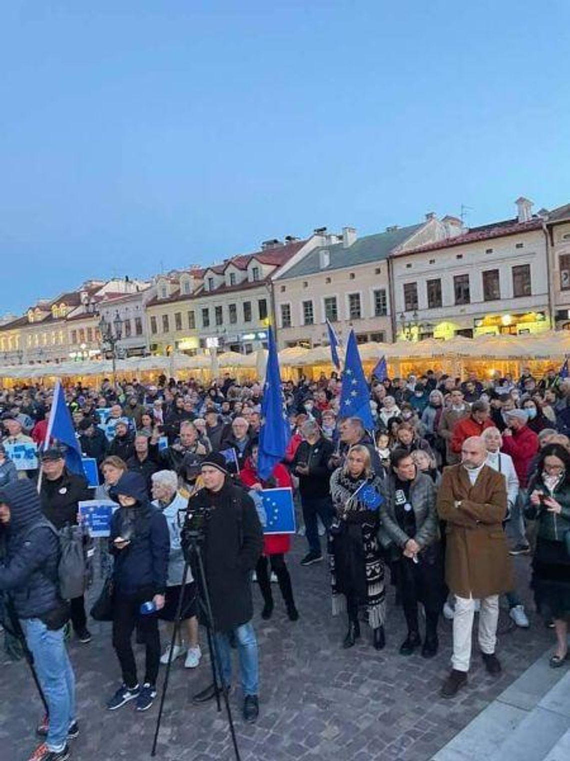 Protest w Rzeszowie. Tłumy na Rynku