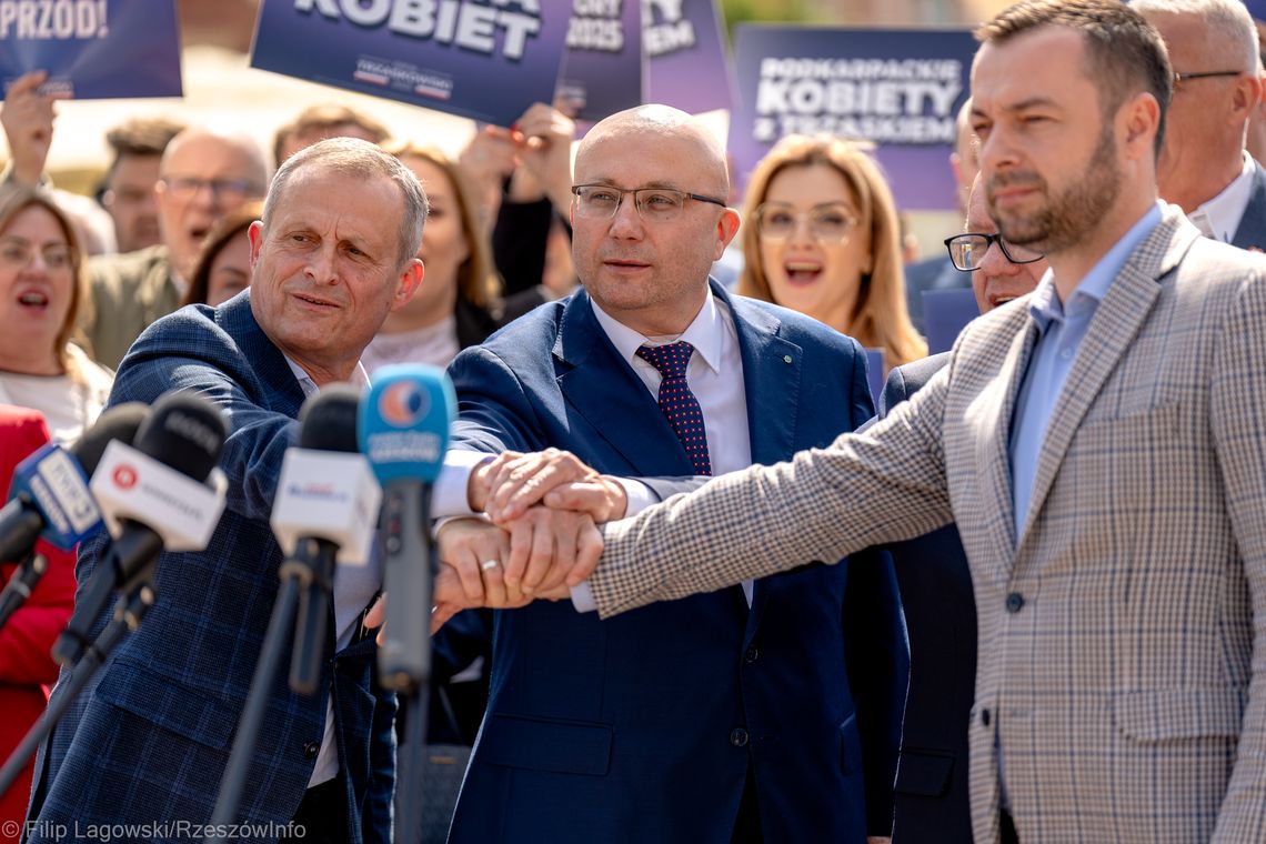 Przedstawiciele koalicji radzącej łączą siły. Wspólne poparcie dla Rafała Trzaskowskiego [ZDJĘCIA]