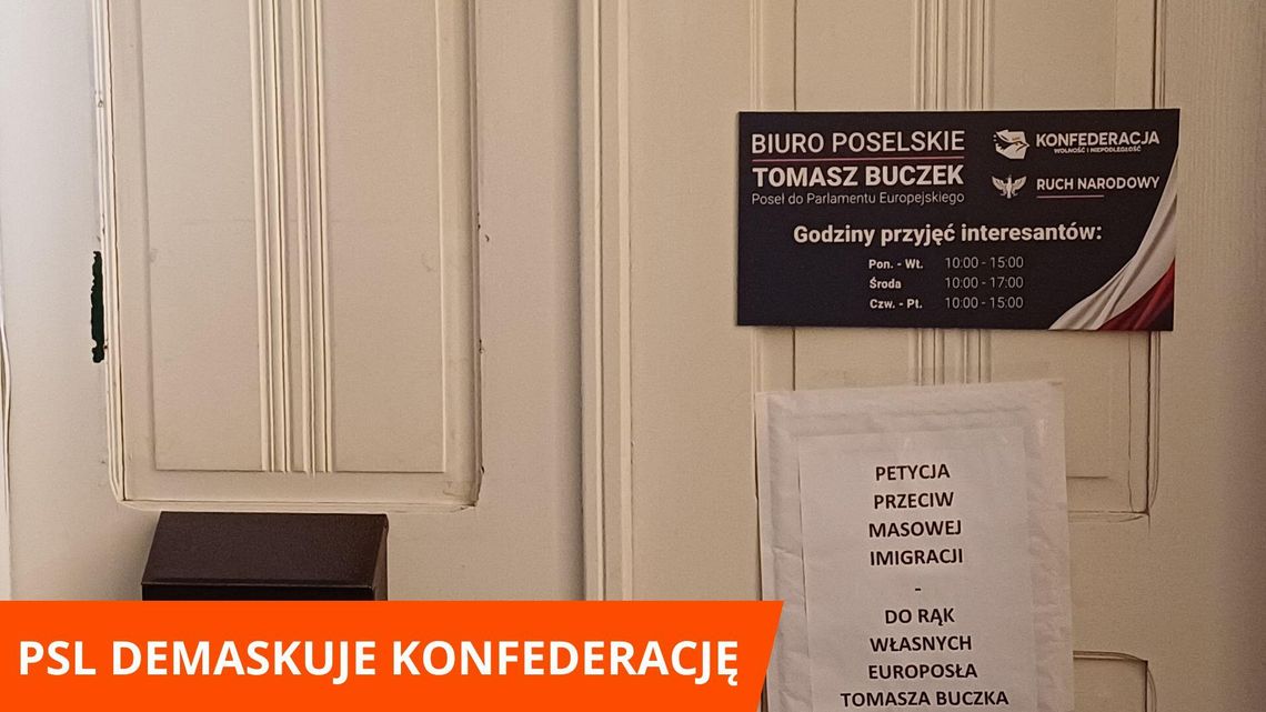 PSL demaskuje Konfederację