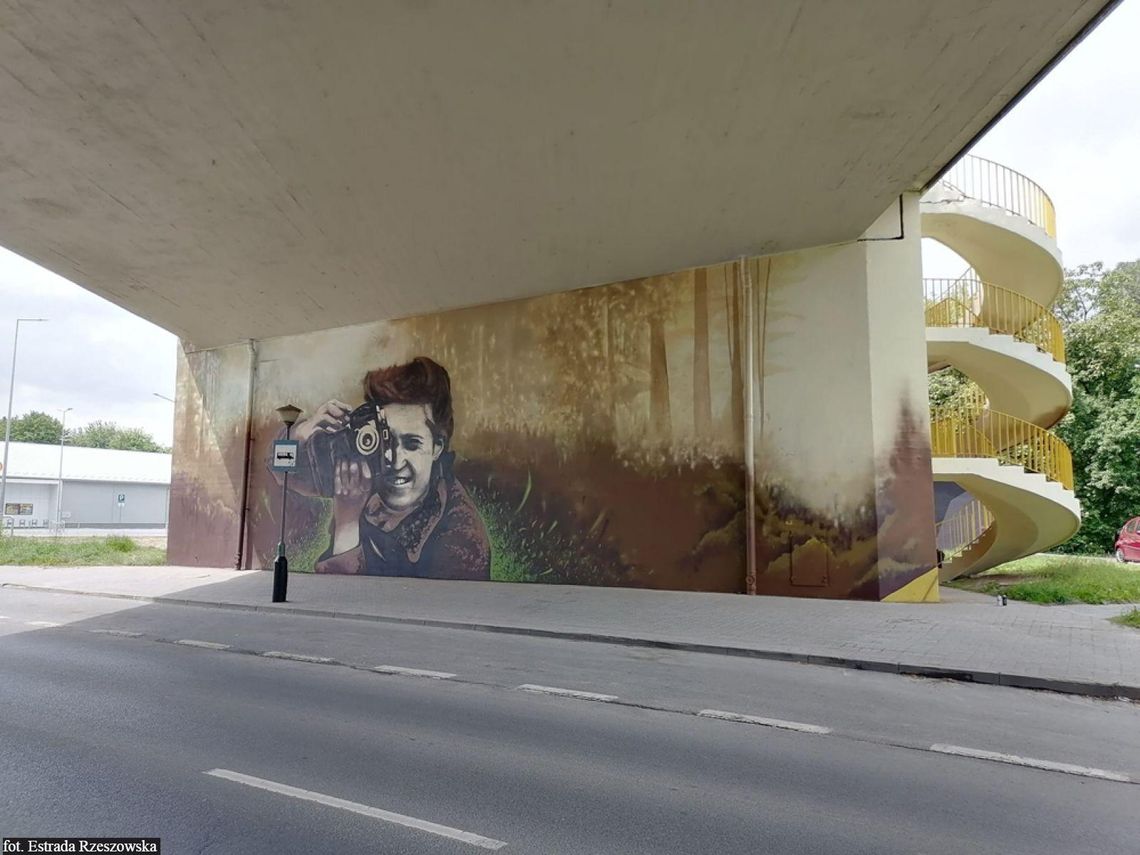 „Punkt widzenia” - Nowy mural w okolicy dworca lokalnego w Rzeszowie