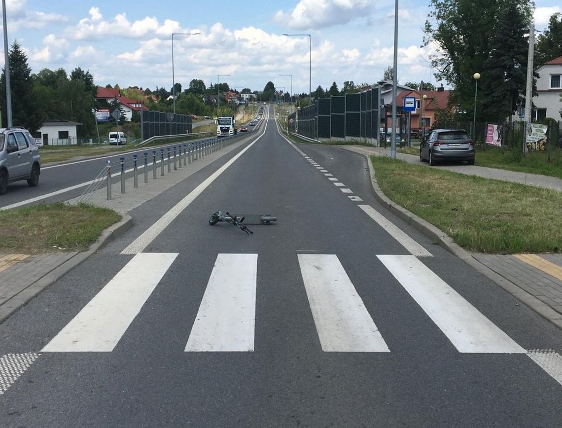 Rośnie liczba wypadków z hulajnogami elektrycznymi na Podkarpaciu!