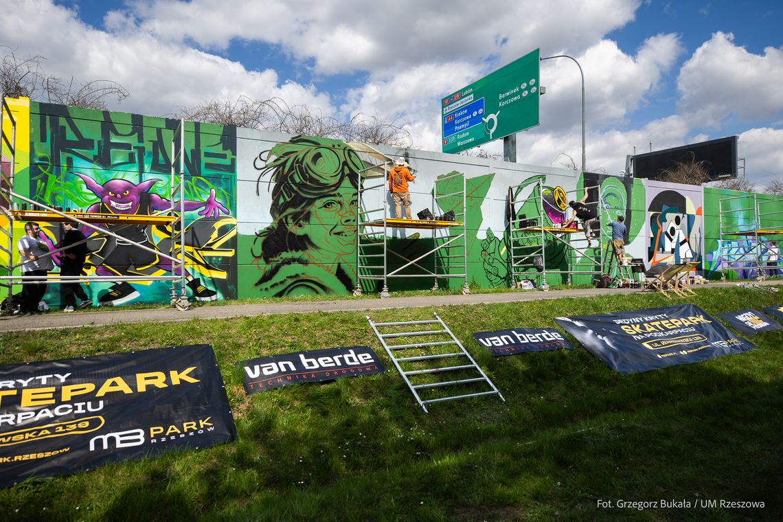 Rzecha już nie taka zielona! Rzeszów dostał muralowy zastrzyk energii