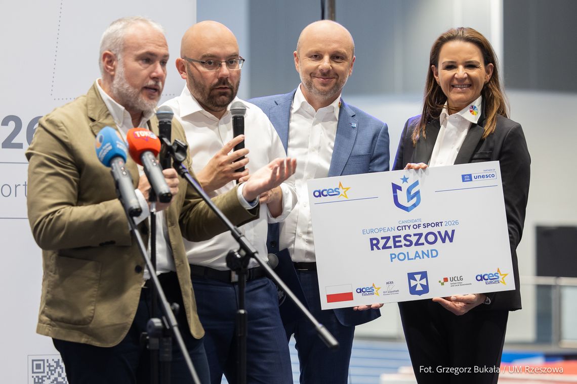 Rzeszów. Decydujące starcie w walce o tytuł Europejskiego Miasta Sportu