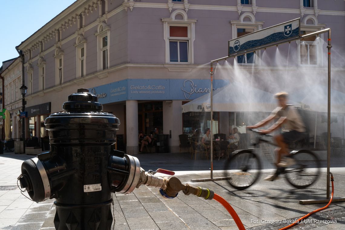 Rzeszów walczy z upałami. Na ulicach miasta staną kurtyny wodne dla ochłody
