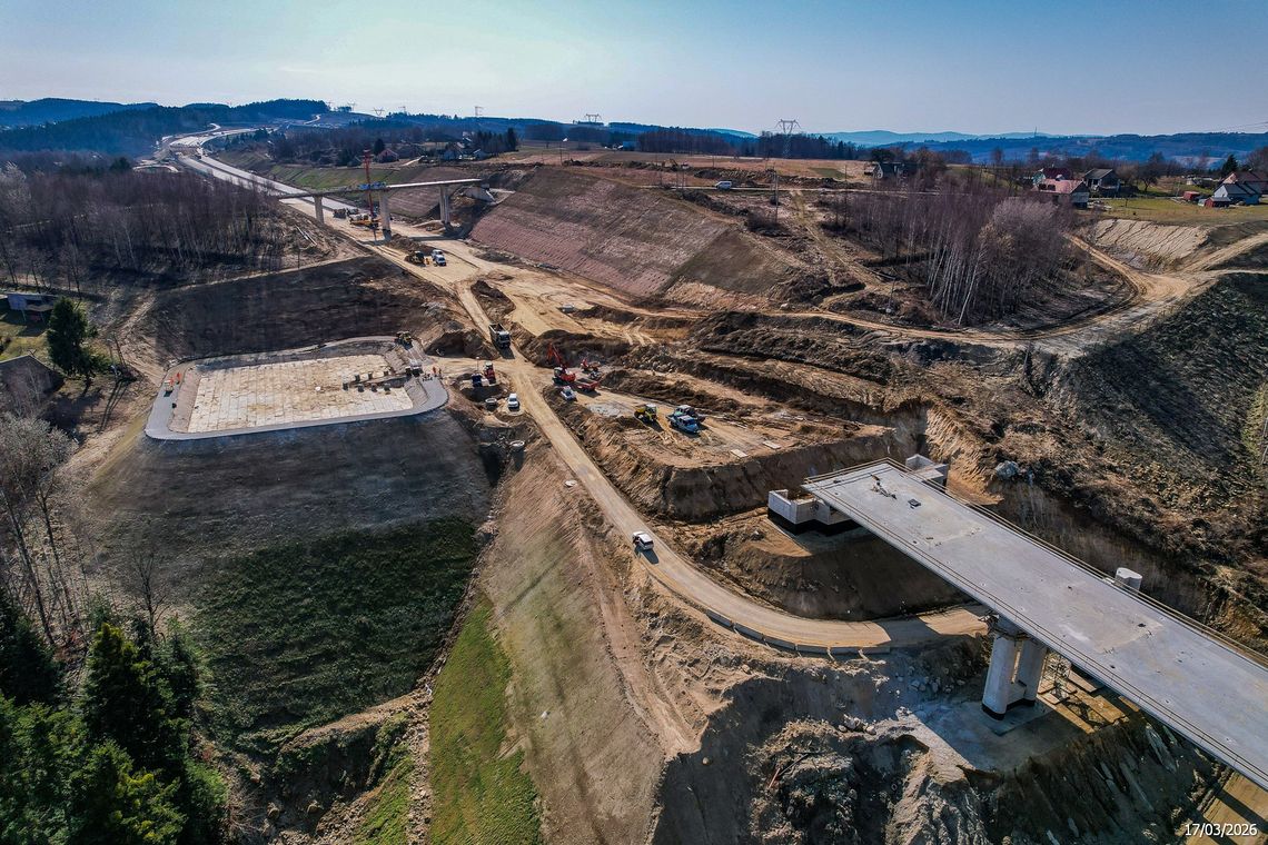 S19 Babica – Jawornik: inżynieryjny majstersztyk na zboczu osuwiska [ZDJĘCIA]