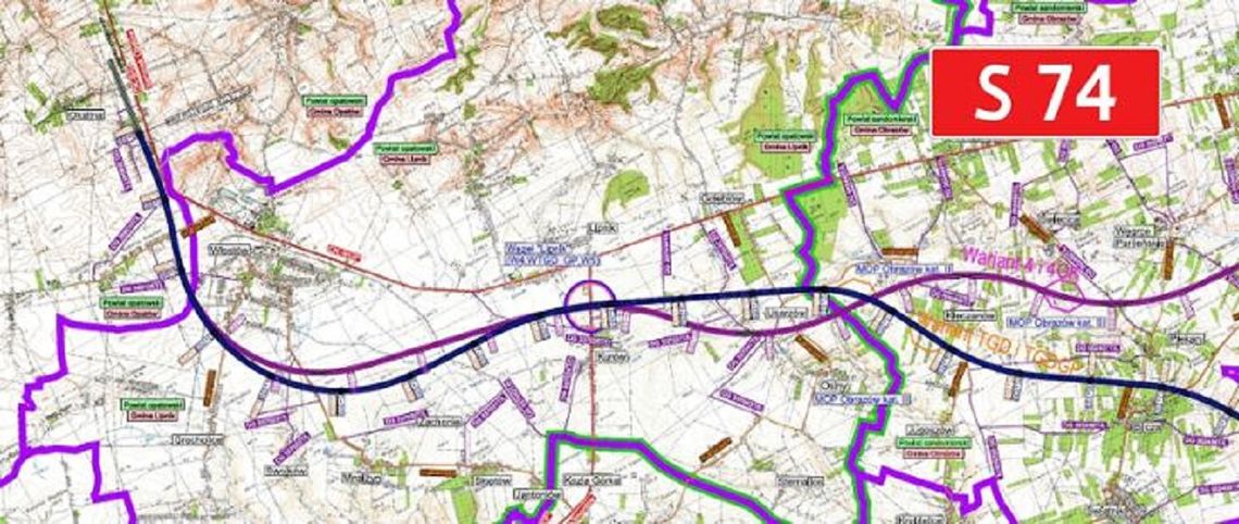 S74 coraz bliżej Podkarpacia. Ruszyły przygotowania do budowy 73 kilometrów ekspresówki S74 coraz bliżej Podkarpacia. Ruszyły przygotowania do budowy 73 kilometrów ekspresówki