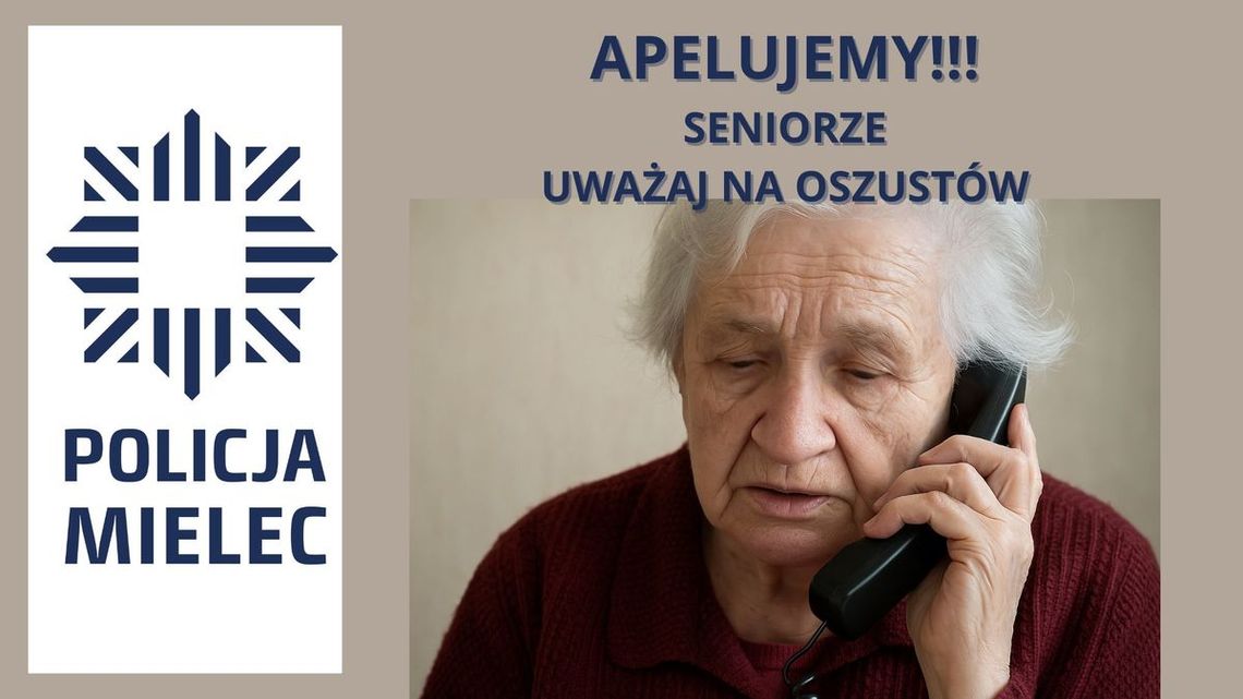 Seniorka z Mielca straciła 40 tys. złotych w wyniku oszustwa „na prokuratora”