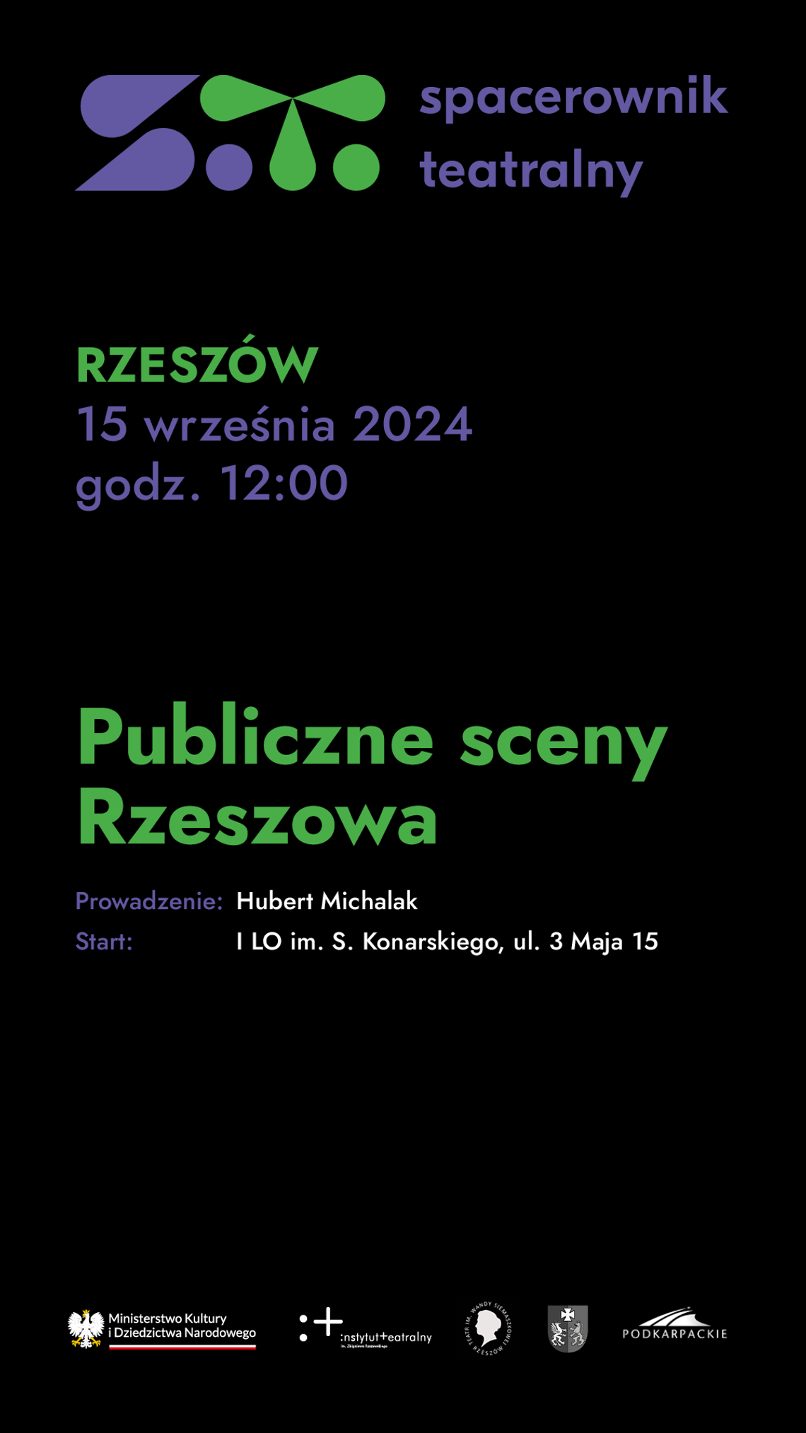 "Siemaszkowa" zaprasza na Spacerownik Teatralny