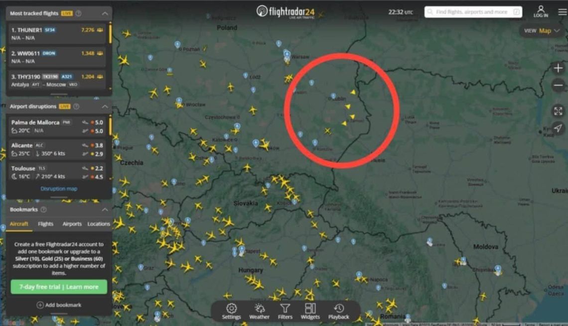 Służby w podwyższonej gotowości, apel o spokój i ostrożność przy znalezieniu szczątków dronów
