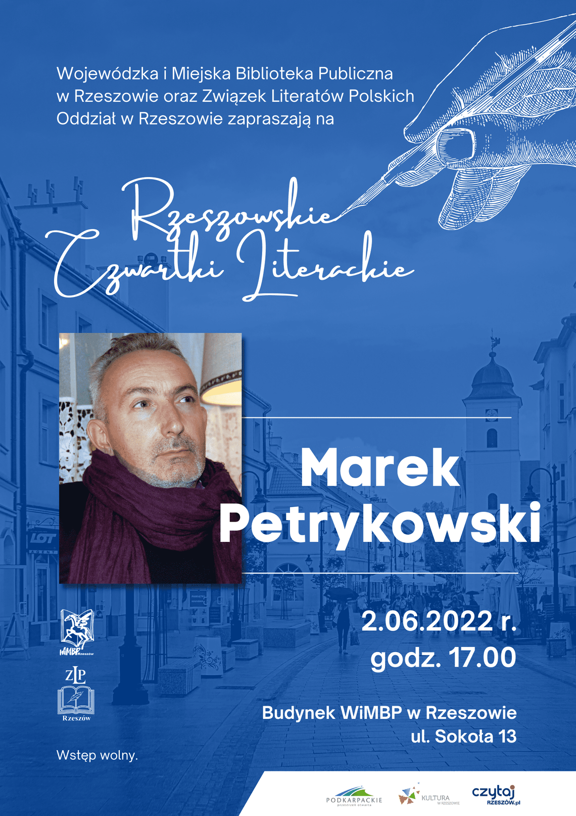 Spotkanie autorskie z Markiem Petrykowskim w ramach Rzeszowskich Czwartków Literackich