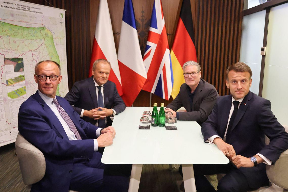 Spotkanie Tuska, Macrona, Merza i Starmera w Rzeszowie