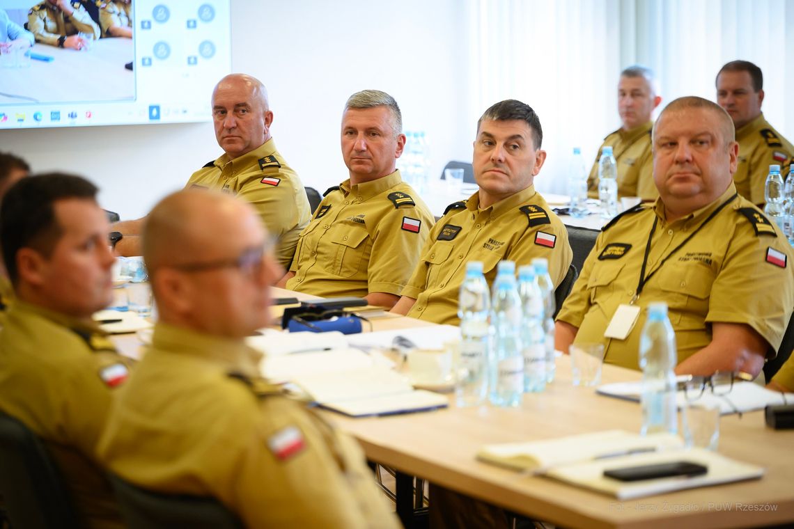 Strażacy z Podkarpacia podsumowali rok i wyznaczyli priorytety na przyszłość