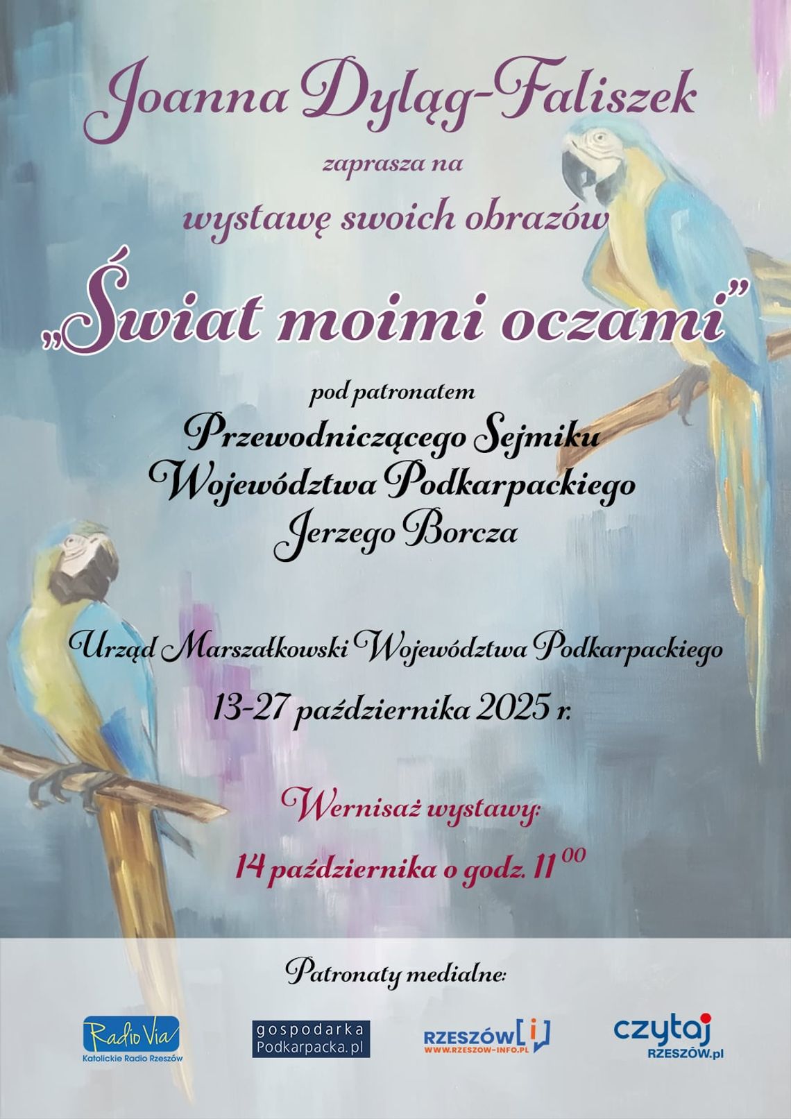 "Świat moimi oczami" – Wystawa Joanny Dyląg-Faliszek w Urzędzie Marszałkowskim