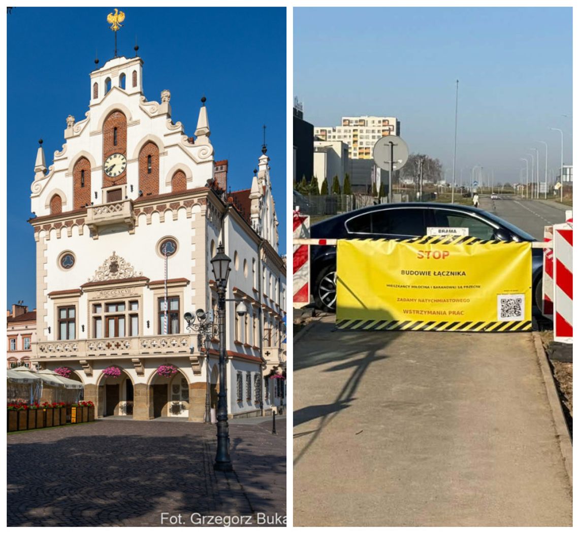 Szlaban na łączniku usunięty. Miasto tłumaczy decyzję i odpowiada na protest mieszkańców