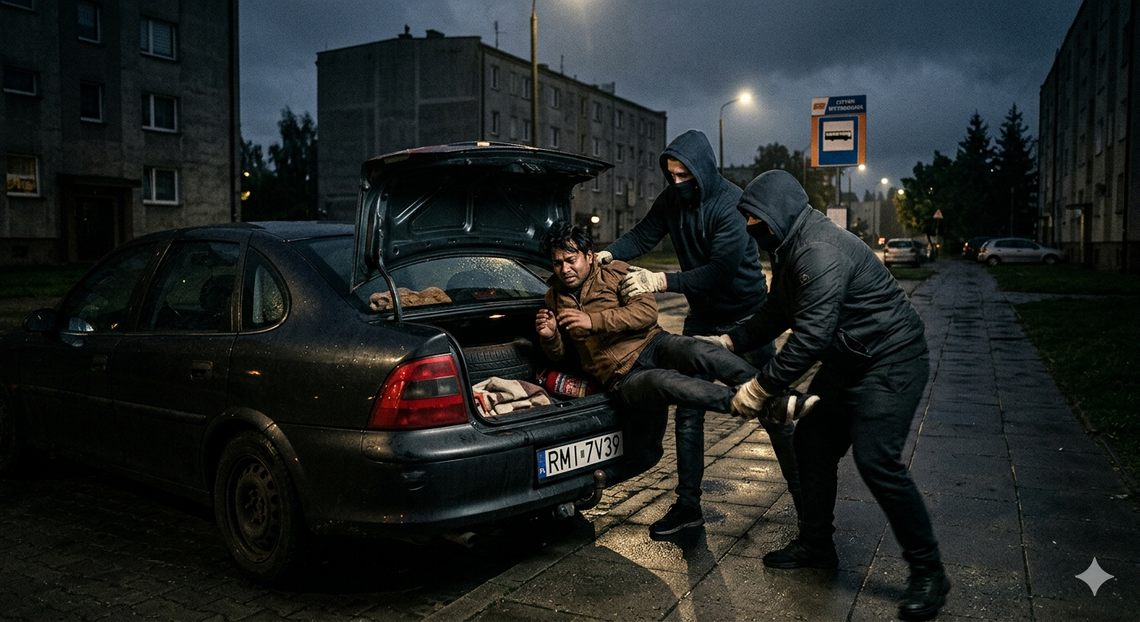 Szokujące sceny w Mielcu! Obcokrajowiec porwany, więziony i torturowany!