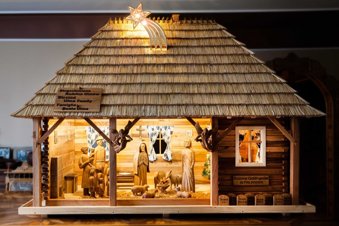 Szopka z Markowej w Pałacu Prezydenckim - świadectwo pamięci i heroizmu Rodziny Ulmów Szopka z Markowej w Pałacu Prezydenckim - świadectwo pamięci i heroizmu Rodziny Ulmów