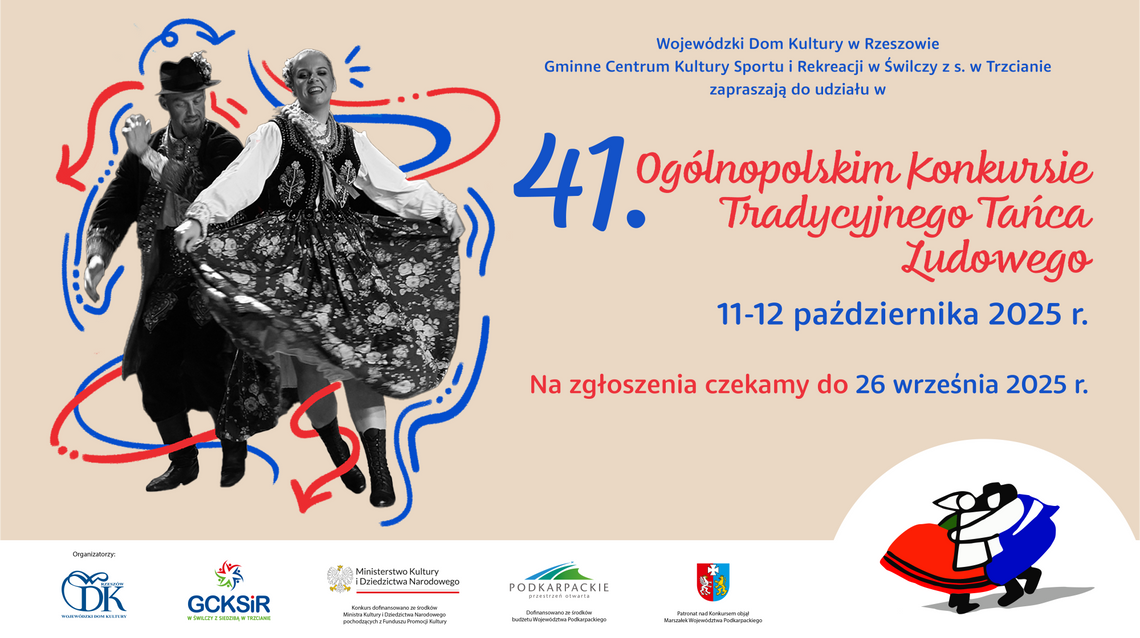 Tancerze ludowi w akcji. Ogólnopolski Konkurs Tradycyjnego Tańca Ludowego w Trzcianie i Rzeszowie Tancerze ludowi w akcji. Ogólnopolski Konkurs Tradycyjnego Tańca Ludowego w Trzcianie i Rzeszowie