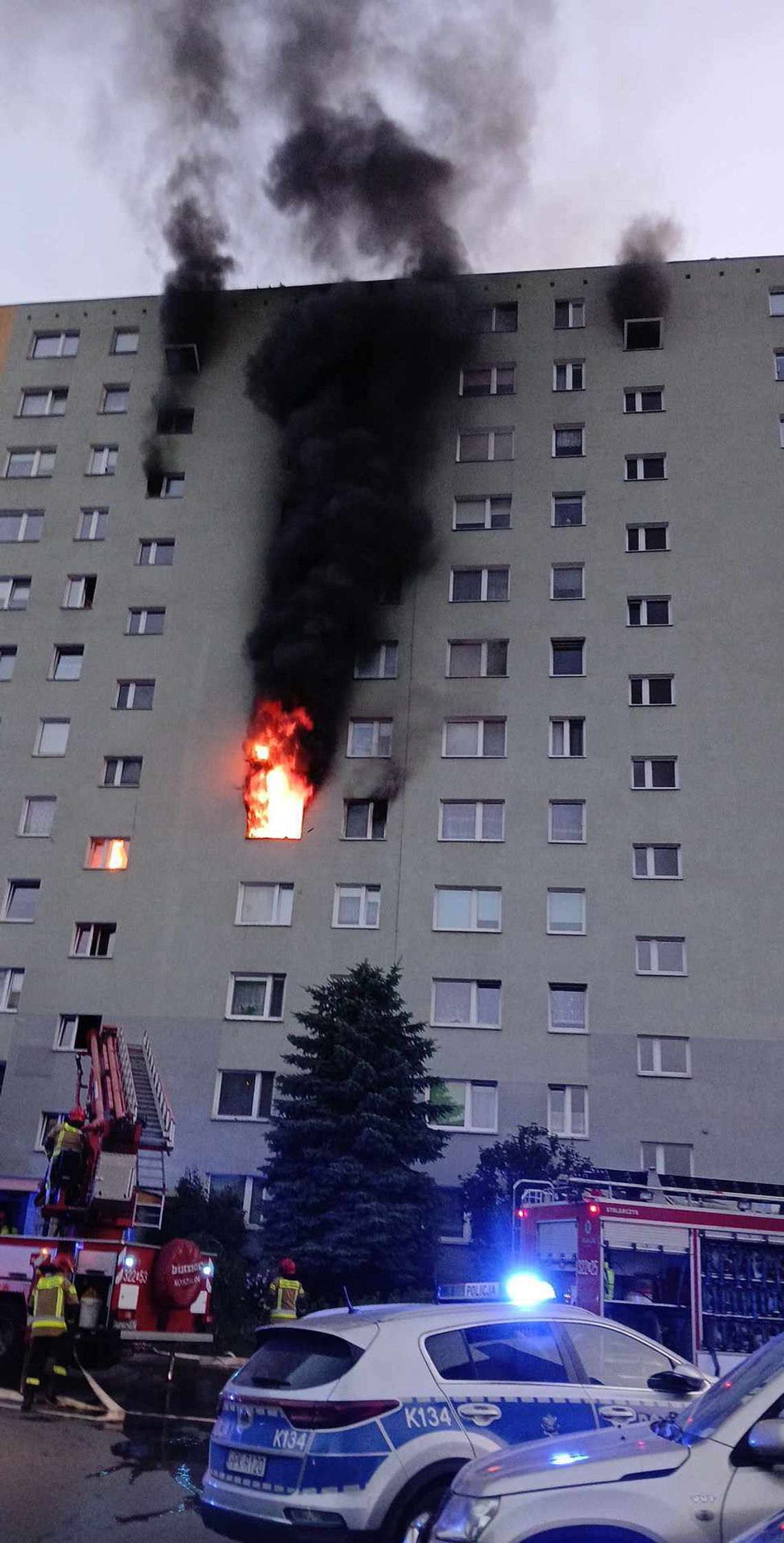 Tragiczny pożar na nl. Popiełuszki w Rzeszowie. Wszczęto śledztwo w sprawie śmierci 14-latki