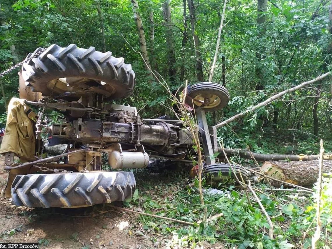 Traktor przygniótł 72-letniego mężczyznę