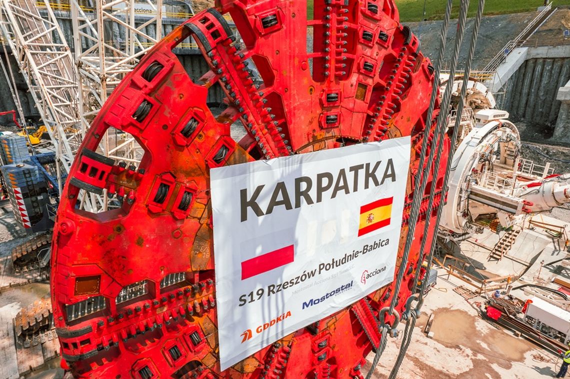 Zakończenie drążenia pierwszej nitki tunelu S19 Rzeszów Południe–Babica już w środę Zakończenie drążenia pierwszej nitki tunelu S19 Rzeszów Południe–Babica już w środę