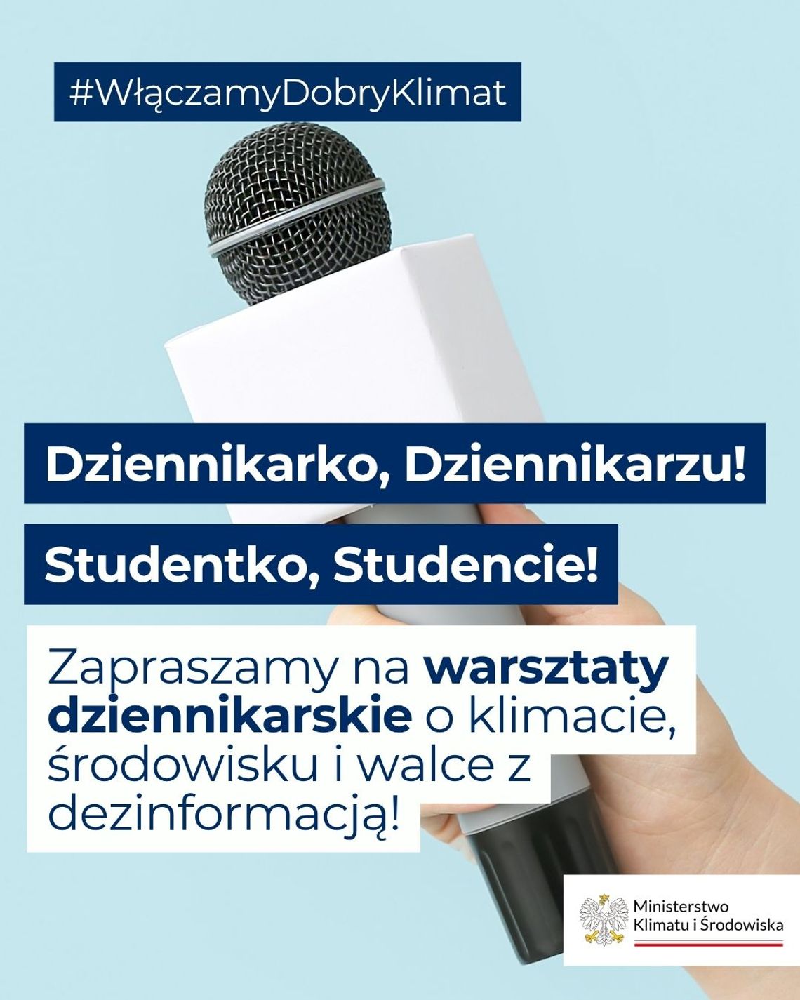 Walka z dezinformacją. MKiŚ zaprasza na warsztaty dla dziennikarzy o klimacie i energii