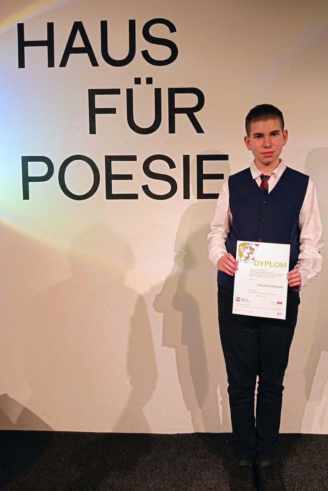 Wielki sukces młodego poety z Rzeszowa! Jakub Kozłowski zajął pierwsze miejsce w Berlinie Wielki sukces młodego poety z Rzeszowa! Jakub Kozłowski zajął pierwsze miejsce w Berlinie