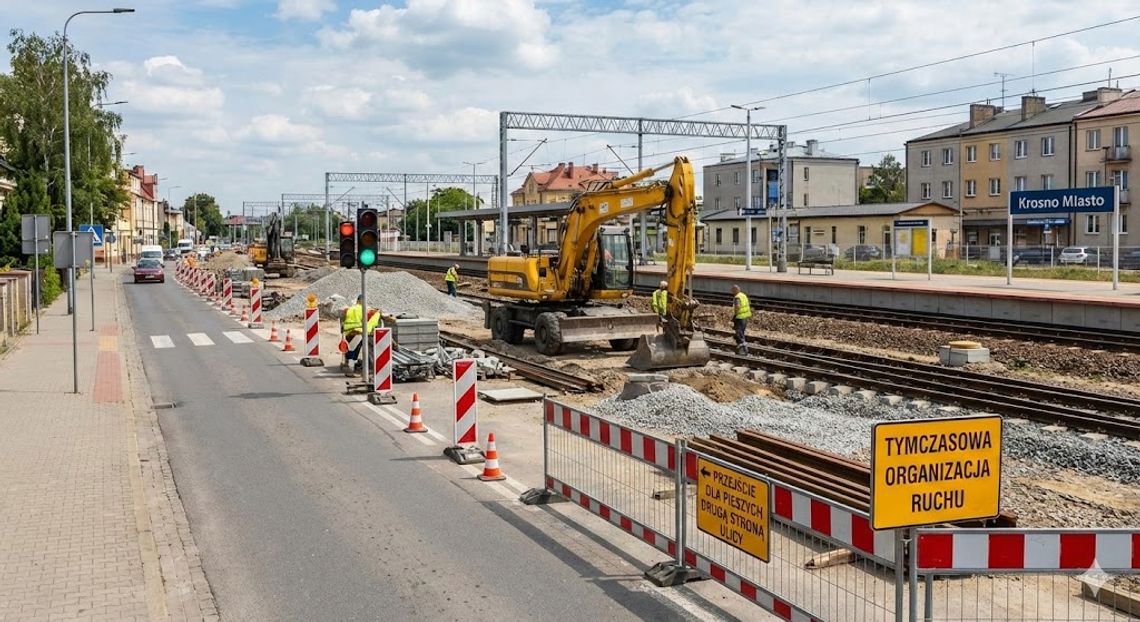 Wielkie zmiany w Krośnie. Kolejowy plac budowy wymusi ruch wahadłowy Wielkie zmiany w Krośnie. Kolejowy plac budowy wymusi ruch wahadłowy