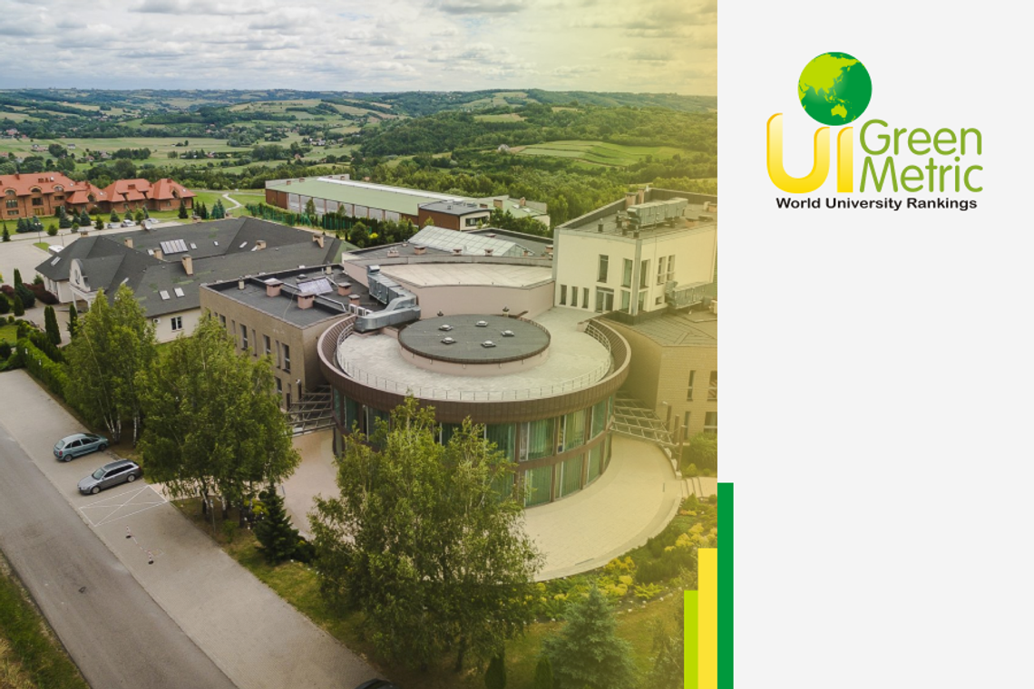 WSIiZ ponownie w czołówce najbardziej „zielonych” uczelni - II miejsce w Polsce w rankingu UI GreenMetric WSIiZ ponownie w czołówce najbardziej „zielonych” uczelni - II miejsce w Polsce w rankingu UI GreenMetric