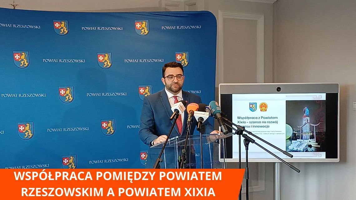 Współpraca pomiędzy Powiatem Rzeszowskim a Powiatem Xixia