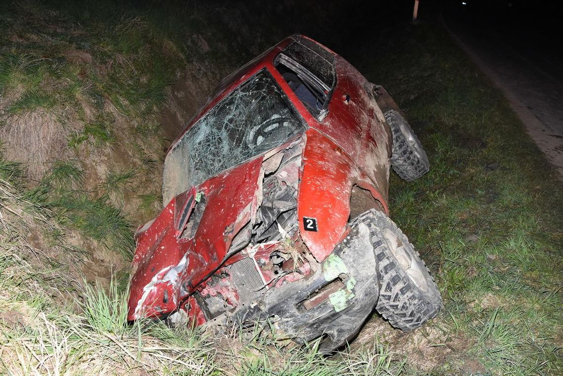 Wypadek drogowy w Zagórzu