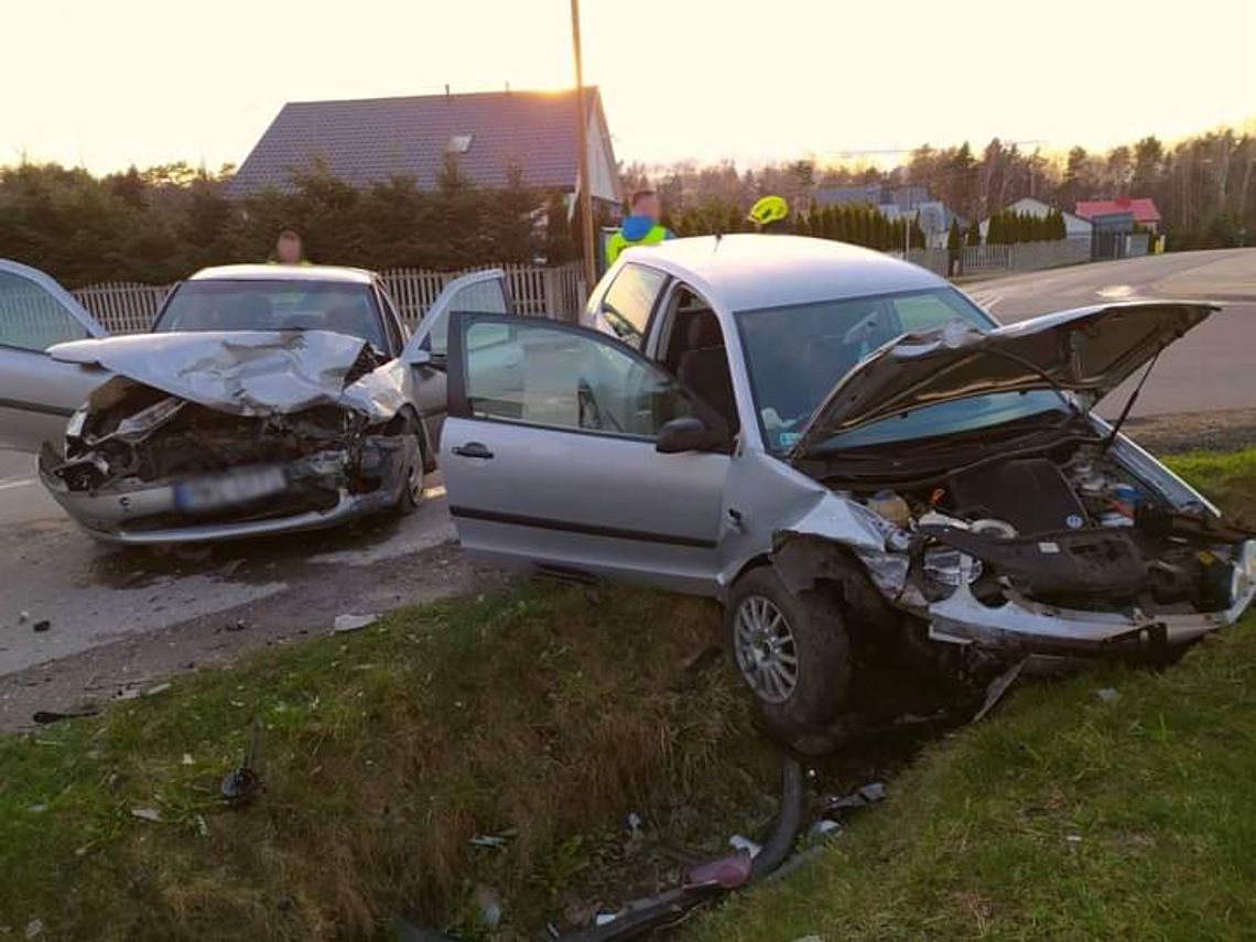 Wypadek w Bukowcu. Trzy osoby trafiły do szpitala