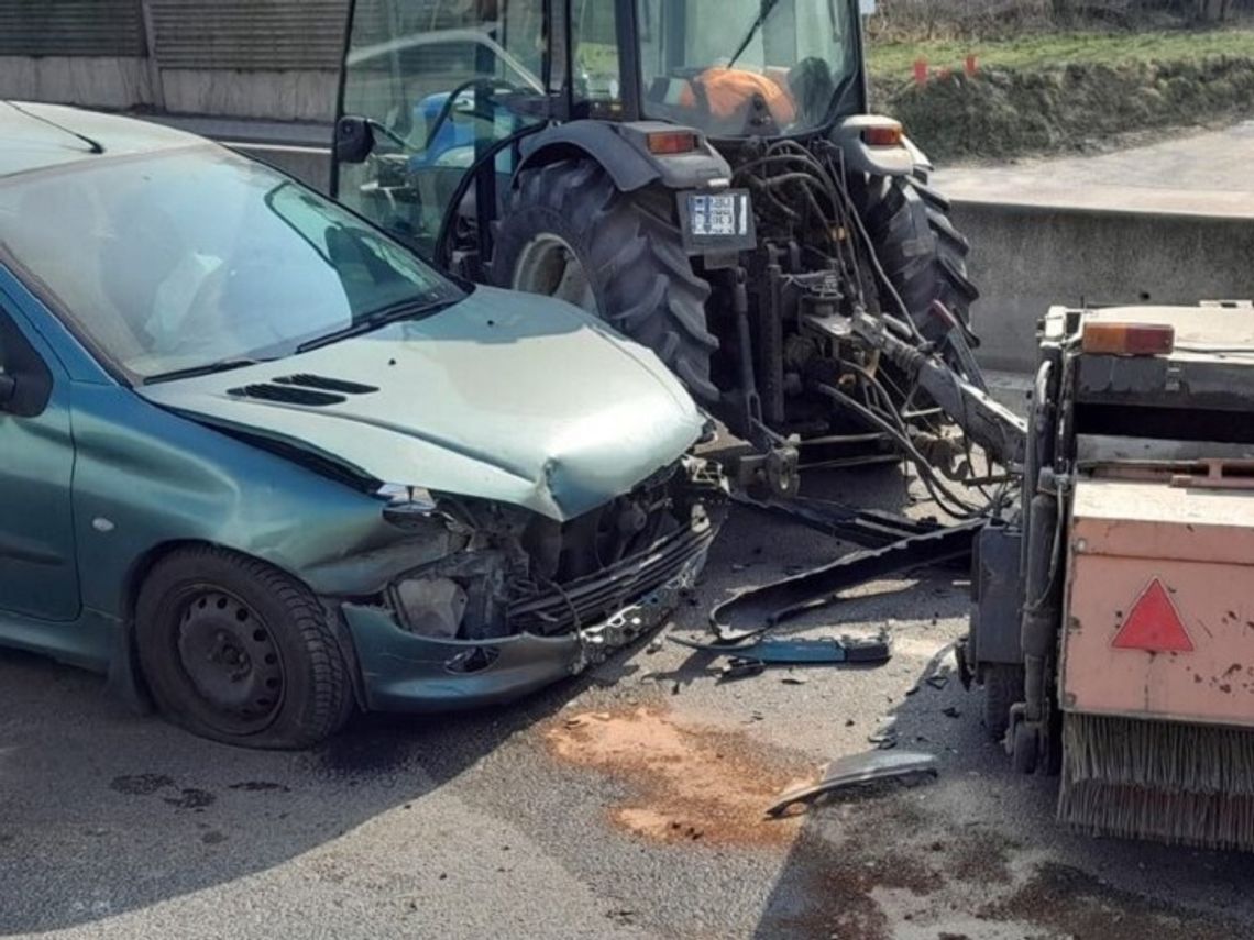 Wypadek w Łańcucie – utrudnienia na DK94